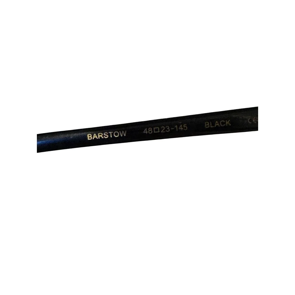 Monokel Eyewear Barstow Black Round Sunglasses Handcrafted